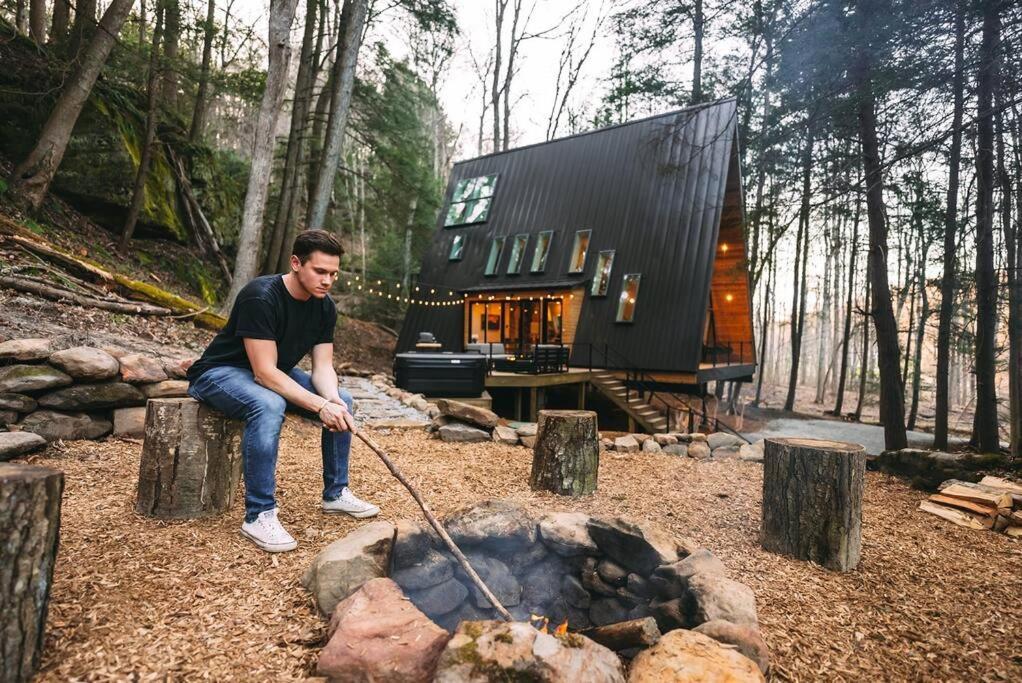 Dunlap Hollow A-Frame Rockbridge Buitenkant foto