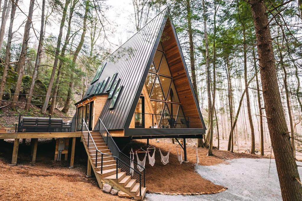 Dunlap Hollow A-Frame Rockbridge Buitenkant foto